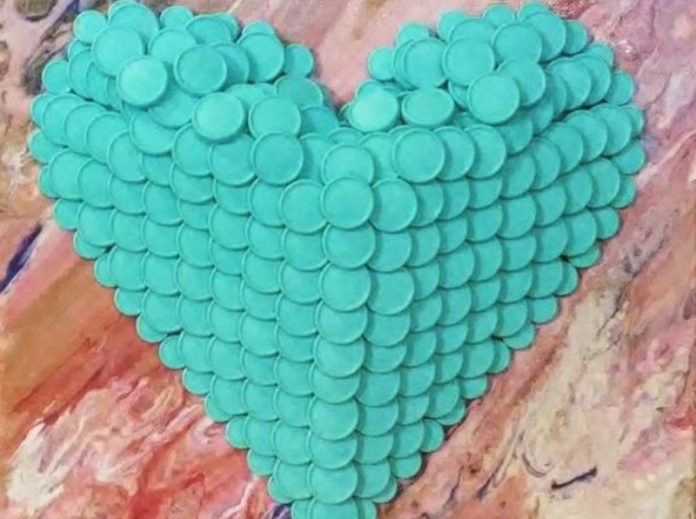 Pharmacy Tech Turns Medicine Safety Caps into Inspiring Art