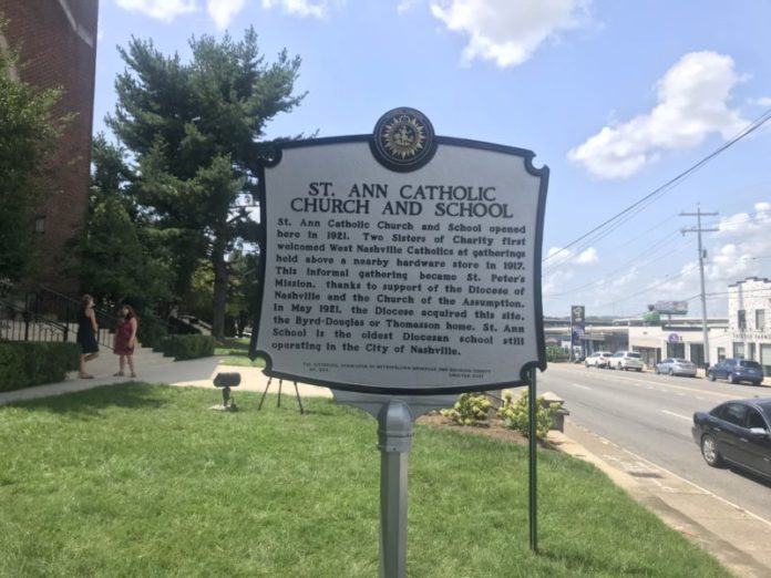 Historical Marker Unveiled at St. Ann Catholic School and Church