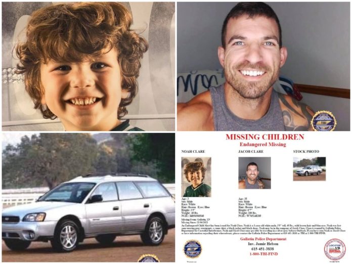 Endangered Child Alert From Gallatin has Been Issued for 3-year-old Noah Clare