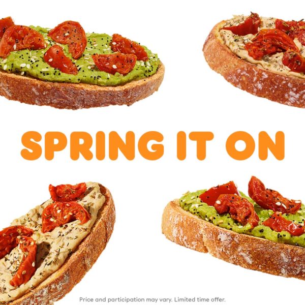 Dunkin’® Introduces Salted Caramel Sips, Roasted Tomato Toasts and a Warm Chocolate Croissant to Shake Up Spring Menu