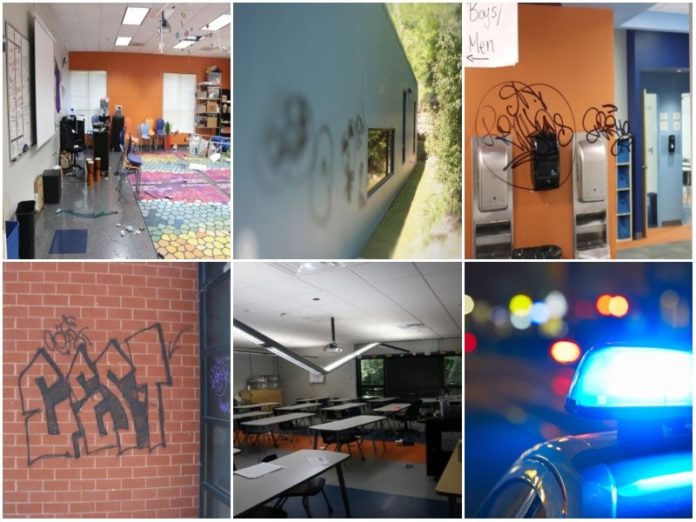 Two Teens Arrested with Burglary and Vandalism to Nashville School