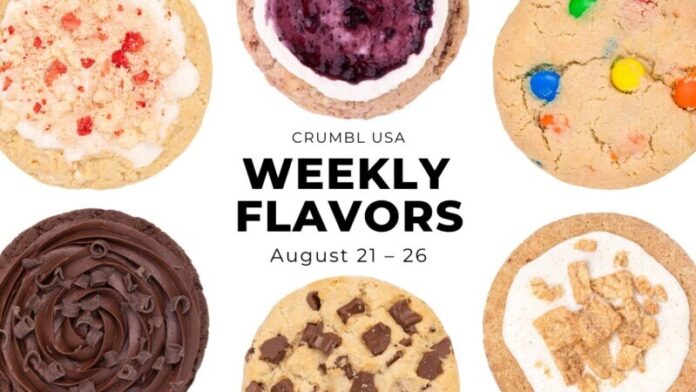Crumbl Cookie Weekly Menu Through August 26, 2023