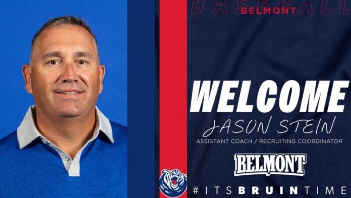 Jason Stein Named Assistant Baseball Coach