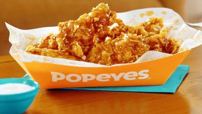 Popeyes Louisiana Kitchen, the iconic fried chicken chain, today announced the launch of its new Sweet 'N Spicy Wings. The new wings are made with a sweet and spicy blend of chili, garlic, and ginger, and are marinated and cooked to perfection.