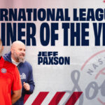 Jeff Paxson Named International League Athletic Trainer of the Year