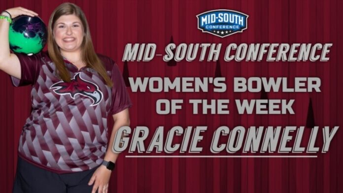 Connelly Named Mid-South Conference Women's Bowler of the Week