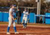 Softball homers three times in Wednesday’s win