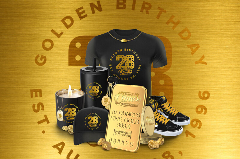 Cane’s Rings at the “Golden Birthday” with unique giveaways