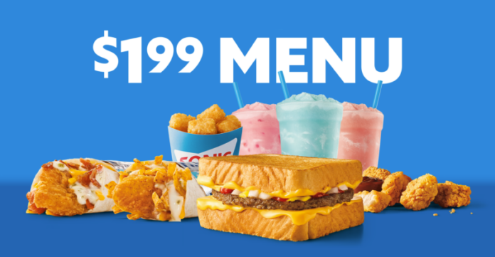 SONIC Revamps its $1.99 Menu and Introduces New Daily Deals Starting at 79 Cents