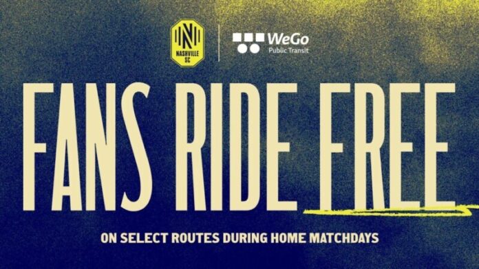 Nashville Soccer Club is expanding its partnership with WeGo Public Transit for the 2025 season