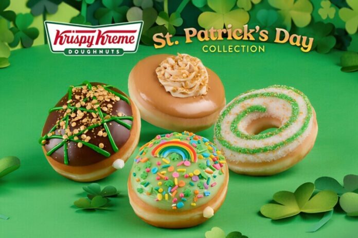 KRISPY KREME® Helps Fans ‘Share the Taste O’Luck’ with Four New Festive St. Patrick’s Day Doughnuts